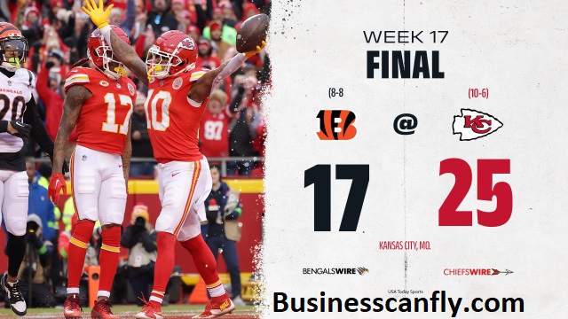 NFL Week 17 Game Recap: Kansas City Chiefs 25, Cincinnati Bengals 17